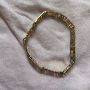 Gold-Tone Colored Geometric Bracelet